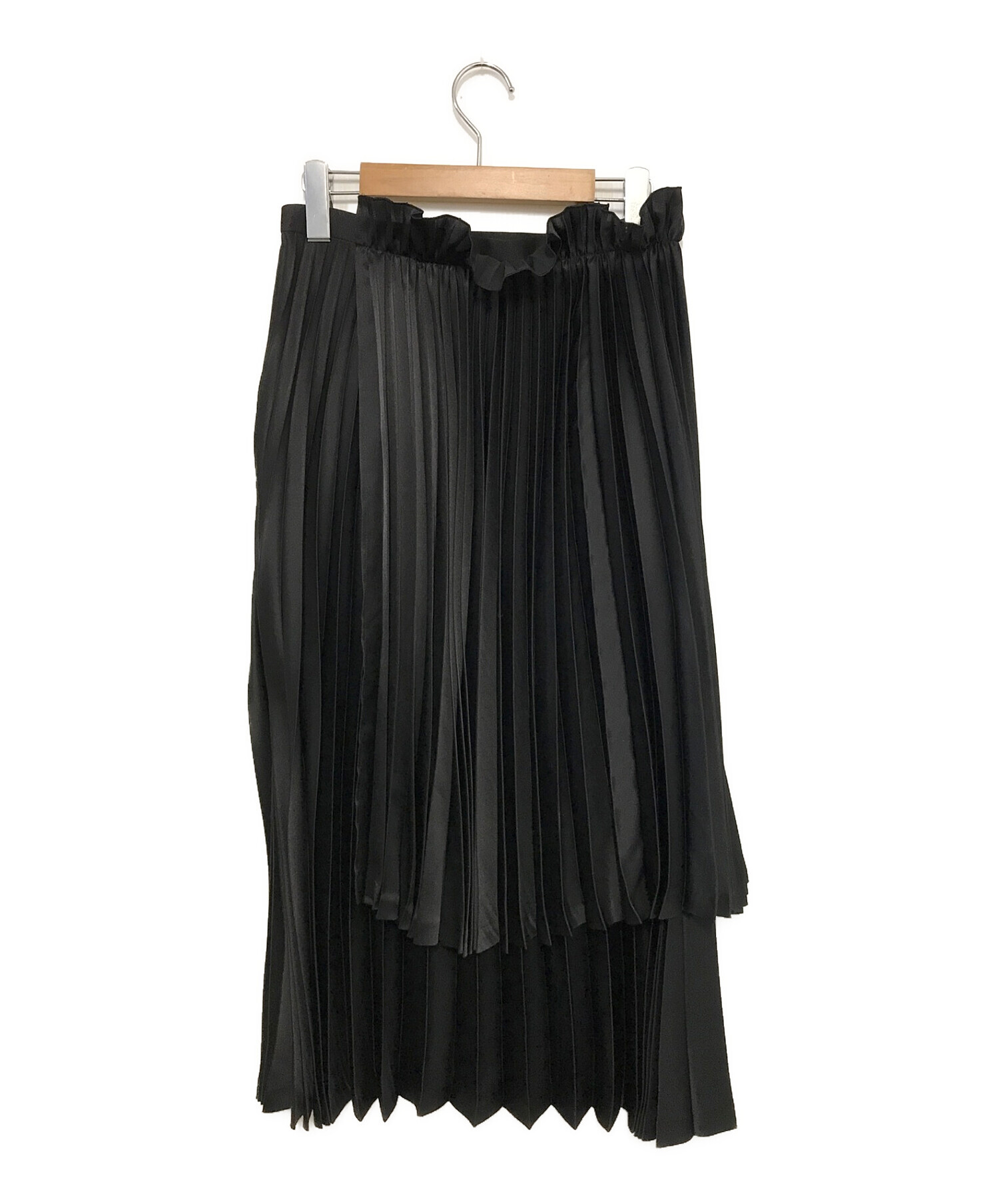 激安通販の noir kei ninomiya SZ-S003 ラップスカート ひざ丈スカート