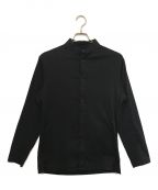 YOHJI YAMAMOTO REGULATIONヨウジヤマモトレギュレーション）の古着「RE-衿付CD スタンドカラーシャツ」｜ブラック