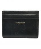 Saint Laurent Parisサンローランパリ）の古着「クラシックカードケース」｜ブラック