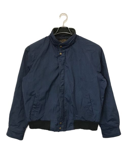 Eddie Bauer（エディーバウアー）Eddie Bauer (エディーバウアー) ヴィンテージスタンドカラーブルゾン ネイビー サイズ:Ⅼの古着・服飾アイテム