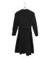 H BEAUTY&YOUTH (エイチ ビューティアンドユース) BEAVER GOWN COAT/ビーバー ガウン コート ブラック サイズ:S：9800円