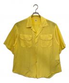 KAPTAIN SUNSHINEキャプテンサンシャイン）の古着「OPEN COLLAR SS SHIRT」｜イエロー