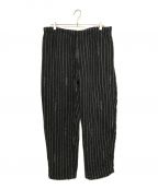 STUSSY×NIKEステューシー×ナイキ）の古着「Stripe Wool Pant」｜ブラック