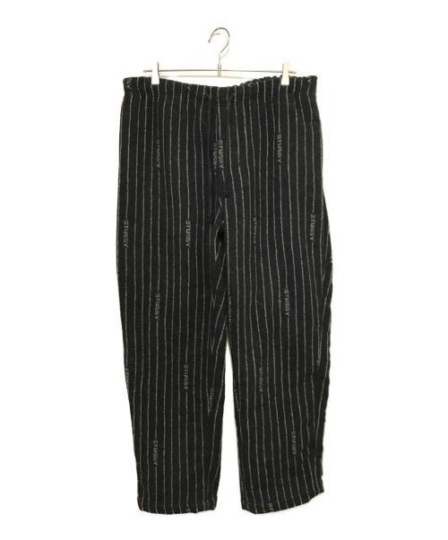 STUSSY×NIKE（ステューシー×ナイキ）STUSSY×NIKE (ステューシー×ナイキ) Stripe Wool Pant ブラック サイズ:Ⅼの古着・服飾アイテム