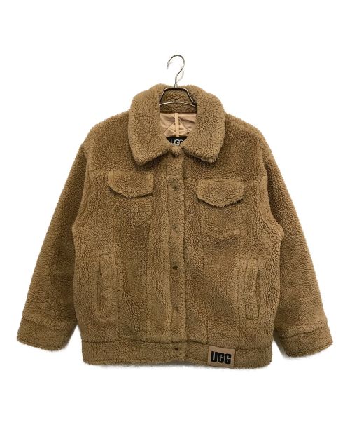 UGG（アグ）UGG (アグ) Frankie Sheapa Trucker Jacket ベージュ サイズ:Sの古着・服飾アイテム