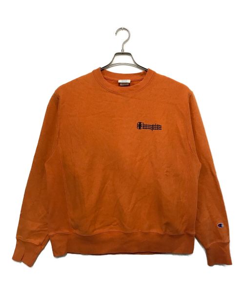 Champion REVERSE WEAVE（チャンピオンリバースウィーブ）Champion REVERSE WEAVE (チャンピオンリバースウィーブ) ［古着］REVERSE WEAVE SWEAT SHIRTS オレンジ サイズ:Ⅼの古着・服飾アイテム