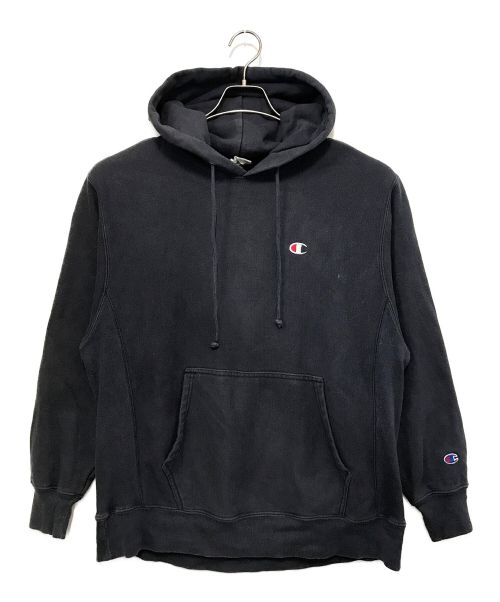 Champion REVERSE WEAVE（チャンピオンリバースウィーブ）Champion REVERSE WEAVE (チャンピオンリバースウィーブ) ［古着］REVERSE WEAVE SWEAT PARKA ネイビー サイズ:Ⅼの古着・服飾アイテム