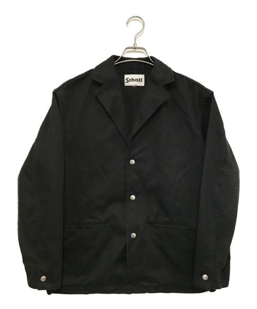 Schott（ショット）Schott (ショット) C WORK 3 BUTTON JACKET ブラック サイズ:Mの古着・服飾アイテム