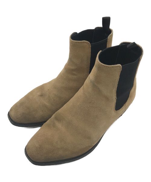 COACH（コーチ）COACH (コーチ) Metropolitan Suede Chelsea Boots ベージュ サイズ:US8.5の古着・服飾アイテム