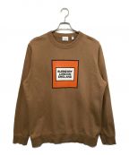 BURBERRY LONDONバーバリーロンドン）の古着「Logo-print Loopback Cotton-jersey Sweatshirt」｜ブラウン