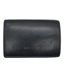 Saint Laurent Paris（サンローランパリ）の古着「3つ折り財布」｜ブラック