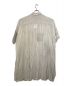 Y's (ワイズ) STRIPED CUPRO HALF-SLEEVE SHIRT DRESS ホワイト サイズ:2：16000円