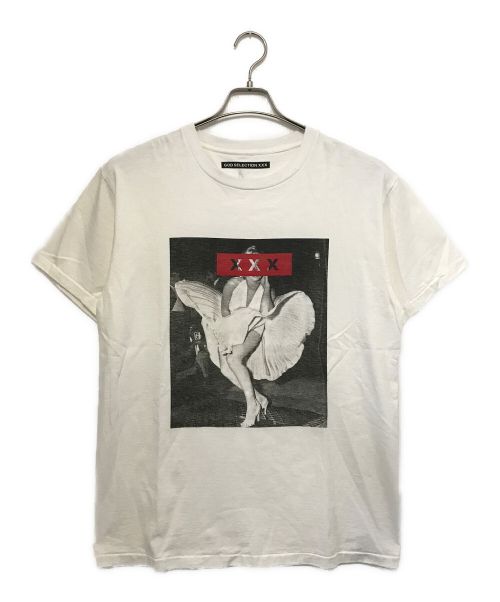 GOD SELECTION XXX（ゴッドセレクショントリプルエックス）GOD SELECTION XXX (ゴッドセレクショントリプルエックス) Tシャツ ホワイト サイズ:Lの古着・服飾アイテム