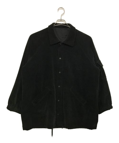 VOAAOV（ヴォアーブ）VOAAOV (ヴォアーブ) Corduroy Coach Jacket ブラック サイズ:1の古着・服飾アイテム