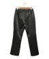 SUPPLIER (サプライヤー) Python Leather Track Pants / パイソンレザー トラックパンツ ブラック サイズ:L：8800円