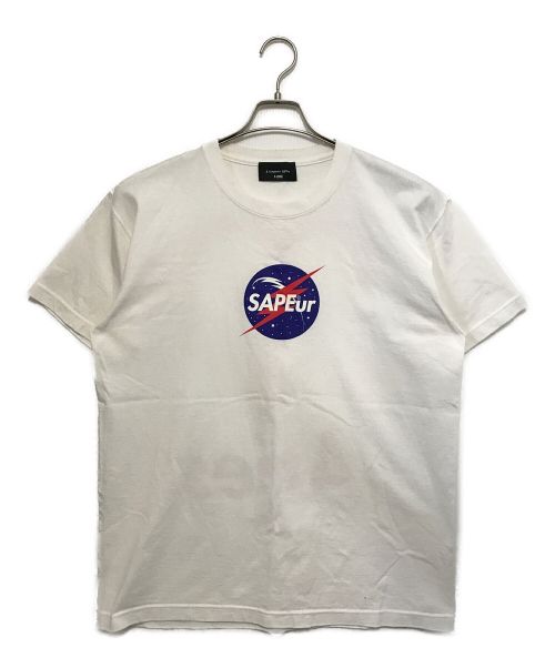 a elegantes sapeur（エレガンティス サプール）a elegantes sapeur (エレガンティス サプール) Tシャツ ホワイト サイズ:XLの古着・服飾アイテム