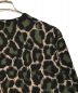 中古・古着 LAD MUSICIAN (ラッドミュージシャン) Polyester WJQ Leopard Cardigan カーキ×ブラック サイズ:44：18800円