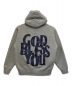 EXAMPLE (エグザンプル) GOD BLESS YOU HOODIE グレー サイズ:Ⅼ：5800円