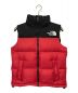 THE NORTH FACE（ザ ノース フェイス）の古着「Nuptse Vest/ヌプシベスト」｜レッド