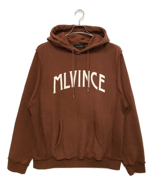 MLVINCE（メルヴィンス）MLVINCE (メルヴィンス) プルオーバーパーカー ブラウン サイズ:Ⅼの古着・服飾アイテム