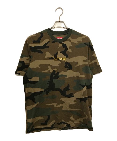 SUPREME（シュプリーム）Supreme (シュプリーム) Bullion Logo S/S Top / ブリオン ロゴ ショートスリーブ トップ グリーン サイズ:Mの古着・服飾アイテム