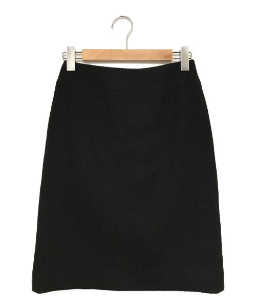 CHANEL（シャネル）CHANEL (シャネル) ツイードスカート ブラック サイズ:40の古着・服飾アイテム