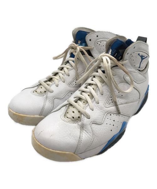 NIKE（ナイキ）NIKE (ナイキ) AIR JORDAN7 / エア ジョーダン 7 ハイカットスニーカー ホワイト×ブルー サイズ:27.5cmの古着・服飾アイテム