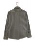 SUGAR CANE (シュガーケーン) HICKORY STRIPE WORK SHIRT / ヒッコリー ストライプ ワーク シャツ ブラック×ホワイト サイズ:SMALL：4800円