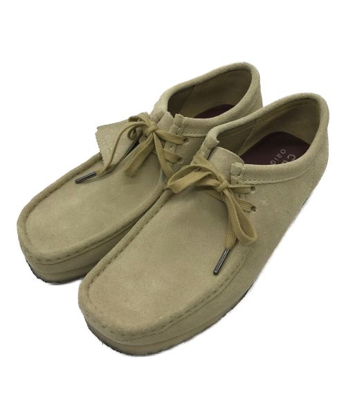 CLARKS ORIGINALS（クラークス オリジナルズ）CLARKS ORIGINALS (クラークス オリジナルズ) WALLABEE / ワラビーシューズ ベージュ サイズ:25.5の古着・服飾アイテム