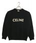 CELINE（セリーヌ）の古着「エンブロイダリーオーバーサイズニット」｜ブラック