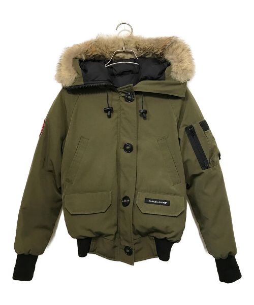 CANADA GOOSE（カナダグース）CANADA GOOSE (カナダグース) CHILLIWACK BOMBER JACKET/チリワック ボンバー ジャケット オリーブ サイズ:XSの古着・服飾アイテム