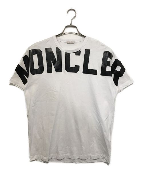 MONCLER（モンクレール）MONCLER (モンクレール) MAGLIA T-SHIRT ホワイト サイズ:Ⅼの古着・服飾アイテム