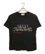 GUCCI×Coco Capitanグッチ×ココキャピタン）の古着「ロゴカットソー」｜ブラック