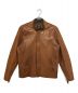 Schott（ショット）の古着「GOAT SKIN CLASSIC RACER LEATHER JACKET」｜ブラウン