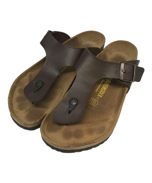 BIRKENSTOCK（ビルケンシュトック）BIRKENSTOCK (ビルケンシュトック) GIZEH ブラウン サイズ:28.5の古着・服飾アイテム