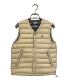 DANTON（ダントン）の古着「INNER DOWN VEST」｜ベージュ