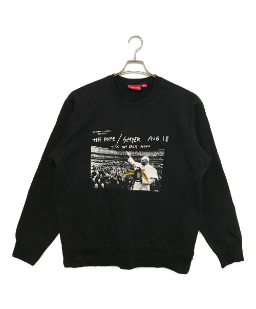 SUPREME（シュプリーム）SUPREME (シュプリーム) ANTIHERO (アンタイヒーロー) Anti Hero Pope Crewneck ブラック サイズ:XLの古着・服飾アイテム