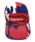 SUPREME (シュプリーム) Washed Chino Twill Cap レッド×ブルー：8000円