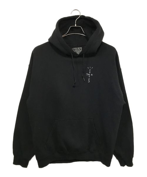 CACTUS JACK TRAVIS SCOTT（カクタスジャックトラヴィス・スコット）CACTUS JACK TRAVIS SCOTT (カクタスジャックトラヴィス・スコット) Look Mom I Can Fly Hoodie ブラック サイズ:Ⅼの古着・服飾アイテム