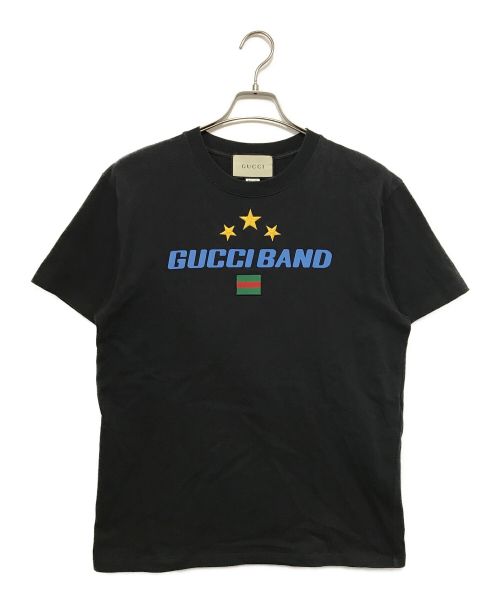 GUCCI（グッチ）GUCCI (グッチ) GUCCI BAND 半袖カットソー ブラック サイズ:XSの古着・服飾アイテム