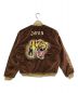 TAILOR TOYO (テーラー東洋) Mid 1950s Style Velveteen Souvenir Jacket “ROARING TIGER” × “WHITE EAGLE” グリーン×ブラウン サイズ:M：29800円