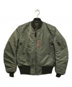 BUZZ RICKSON'Sバズリクソンズ）の古着「Type MA-1 “SLENDER ORIGINAL SPEC. BUZZ RICKSON MFG. CO.”」｜カーキ