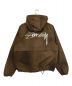 stussy (ステューシー) Wave Dye Beach Shell Jacket ブラウン サイズ:M：34800円