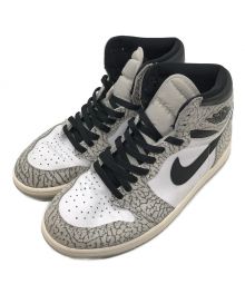 NIKE（ナイキ）の古着「AIR JORDAN 1 RETRO HIGH OG "White Cement" / エアジョーダン 1 レトロ ハイ OG "ホワイト セメント"」｜グレー