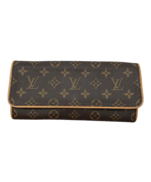 LOUIS VUITTON（ルイ ヴィトン）LOUIS VUITTON (ルイ ヴィトン) モノグラム ポシェットツインGM ブラウンの古着・服飾アイテム