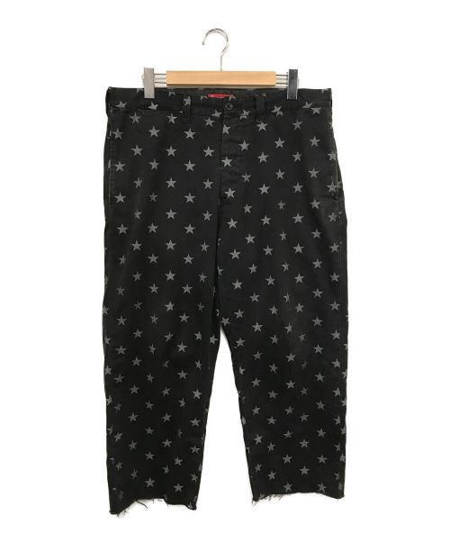 SUPREME（シュプリーム）SUPREME (シュプリーム) Chino Pant Black Stars / チノ パンツ ブラック スターズ ブラック サイズ:34の古着・服飾アイテム