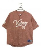 KEBOZケボズ）の古着「NELL BASEBALL SHIRT」｜ピンク