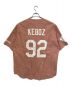 KEBOZ (ケボズ) NELL BASEBALL SHIRT ピンク サイズ:Ⅼ：7800円