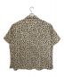 KEBOZ (ケボズ) LEOPARD SHIRT ベージュ サイズ:Ⅼ：5800円