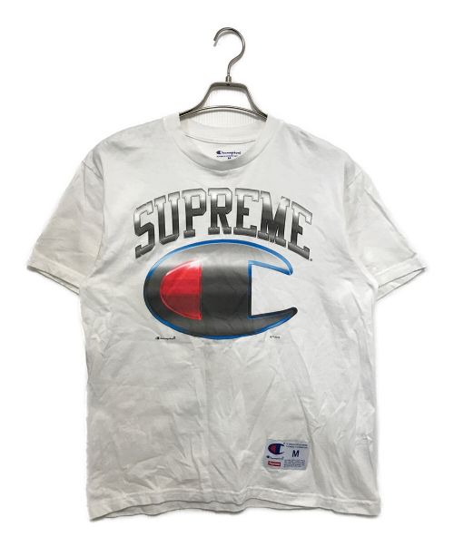 Champion（チャンピオン）Champion (チャンピオン) SUPREME (シュプリーム) Champion Chrome S/S Top ホワイト サイズ:Mの古着・服飾アイテム